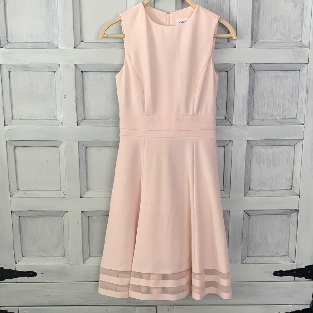 Calvin Klein Pink Midi Dress